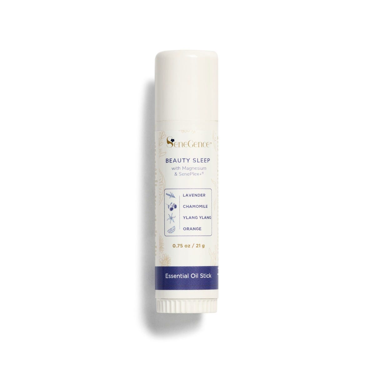 Beauty Sleep Stick with Magnesium & SenePlex+® by SeneGence: A cream stick with a blue label band.